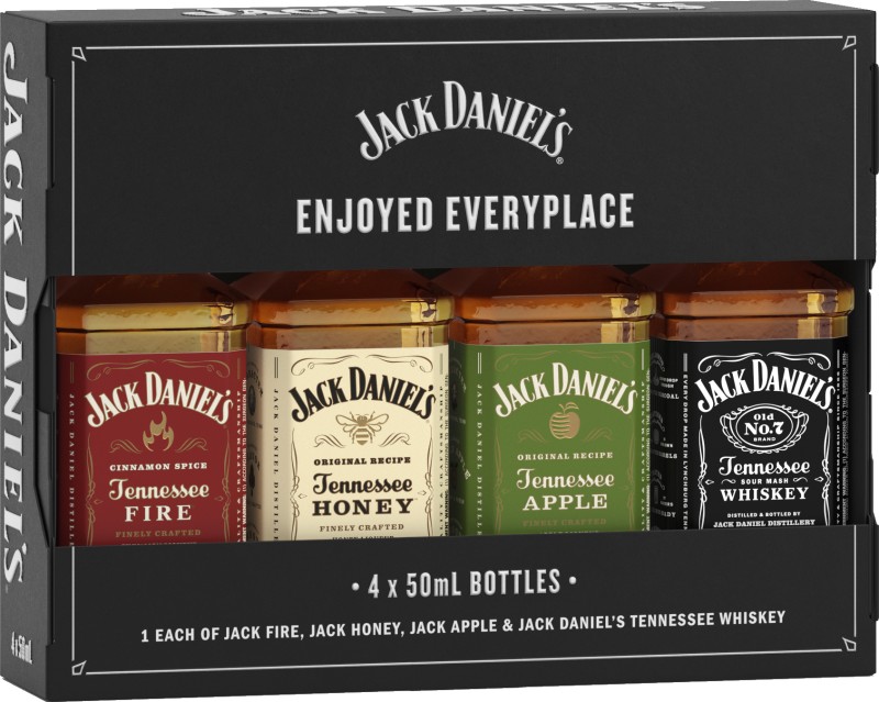 Jack Daniel's Variety 4-Pack 4 Pk - Bottles and Cases