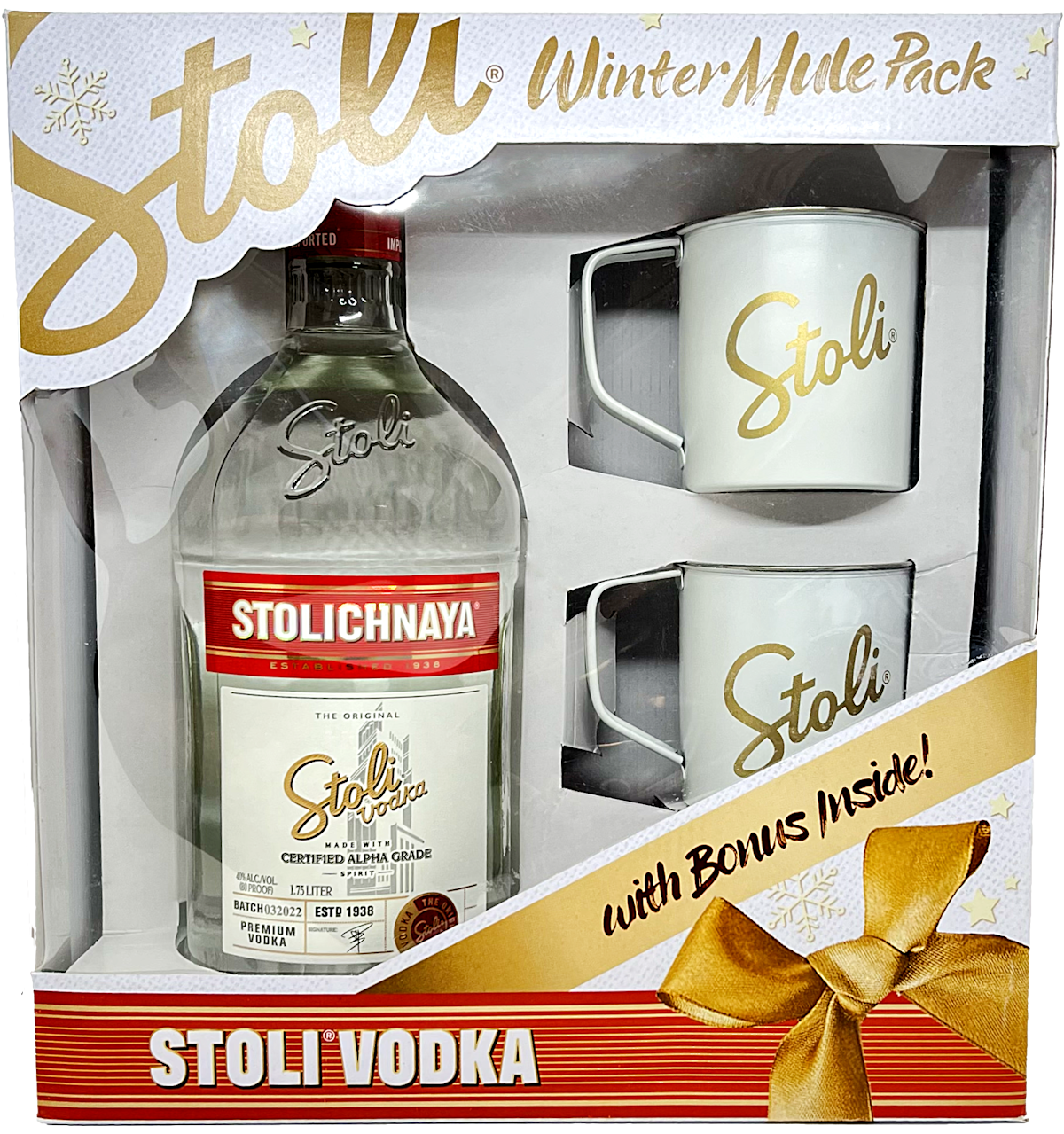 Stolichnaya Vodka - 1 liter