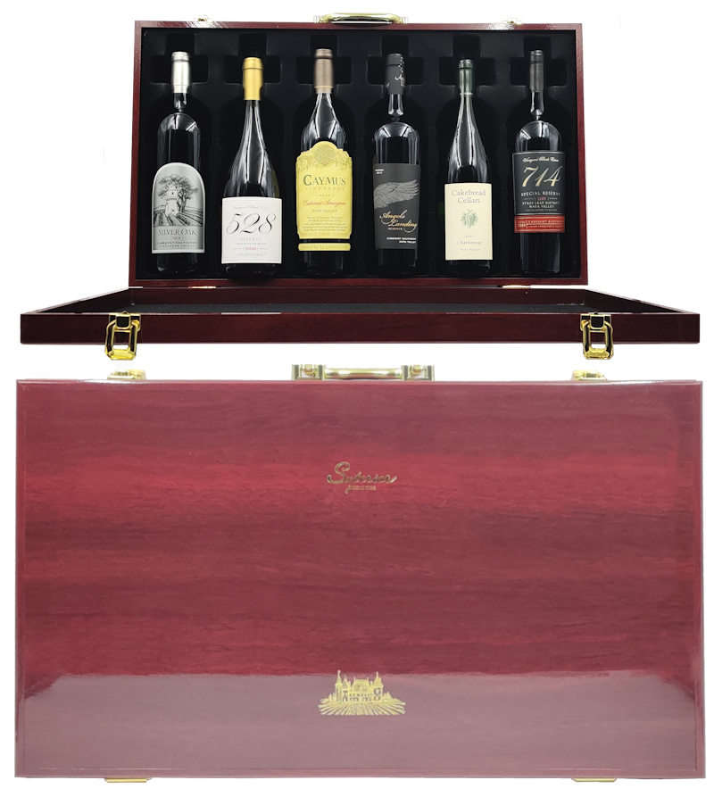 6-Bottle Wooden Gift Box